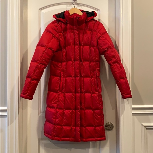 The North Face Jackets & Blazers - North face Metropolis Red Down Puffer Parka